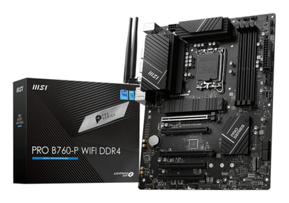 MSI PRO B760-P WIFI DDR4 moderkort LGA 1700 ATX