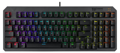 ASUS TUF Gaming K3 Gen II tangentbord Spela USB QWERTY Svart