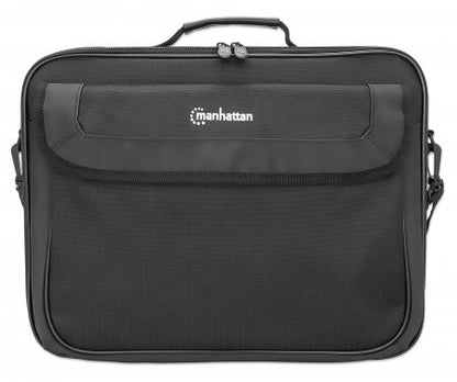 Manhattan 439947 väskor bärbara datorer 39,6 cm (15.6") budväska Svart