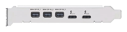 ASUS ThunderboltEX 5 nätverkskort/adapters Intern Mini DisplayPort, PCIe, USB 2.0, Thunderbolt 5