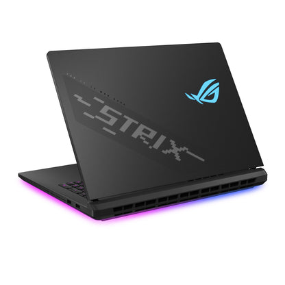 ASUS ROG Strix SCAR 18 G835LW-SA022W Intel Core Ultra 9 275HX Bärbar dator 45,7 cm (18") WQXGA 64 GB DDR5-SDRAM 4 TB SSD NVIDIA GeForce RTX 5080 Wi-Fi 7 (802.11be) Windows 11 Home tyska Svart