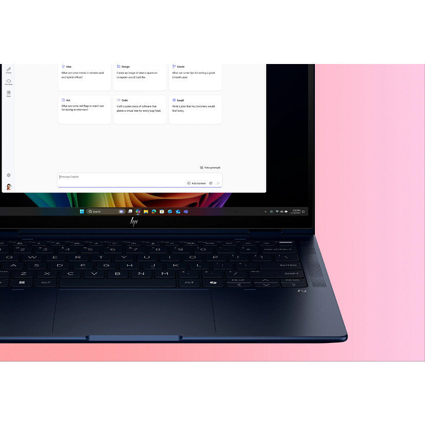 HP EliteBook X Flip G1i Next Gen AI PC Copilot+ PC Intel Core Ultra 7 258V Hybrid (2-i-1) 35,6 cm (14") Pekskärm WUXGA 32 GB LPDDR5x-SDRAM 1 TB SSD Wi-Fi 7 (802.11be) Windows 11 Pro Blå