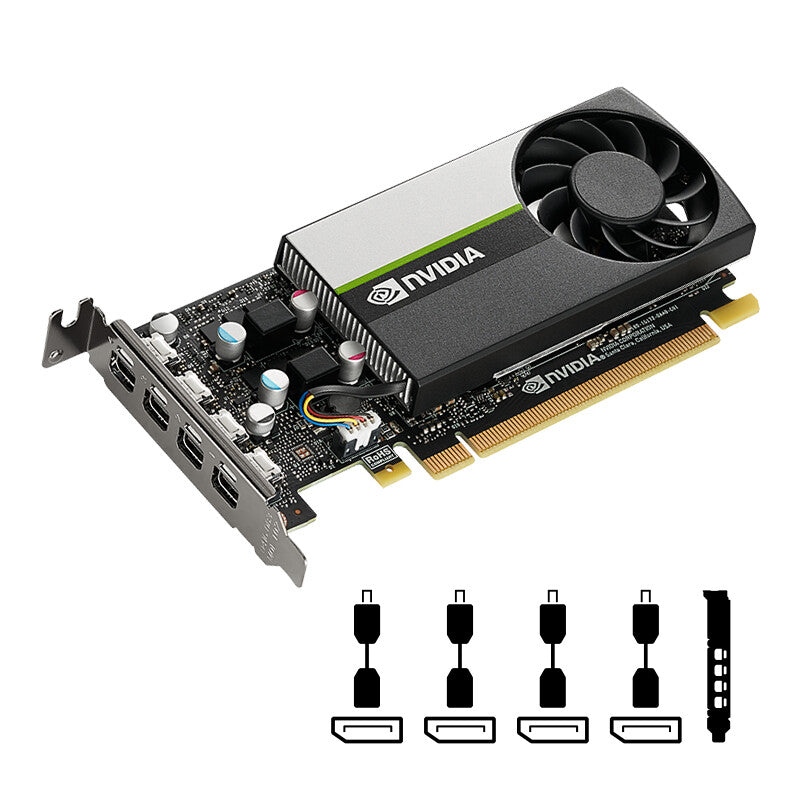 PNY VCNT1000-SB grafikkort NVIDIA T1000 4 GB GDDR6
