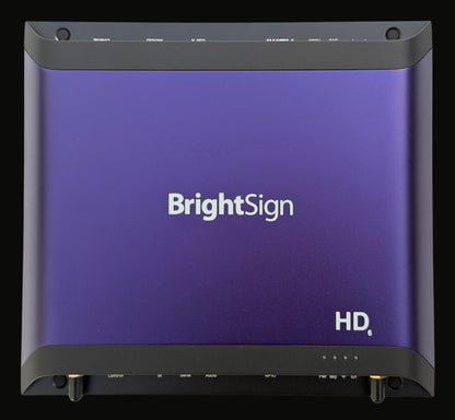 BrightSign HD1026 digitala mediaspelare Svart 4K Ultra HD 3840 x 2160 pixlar Wi-Fi