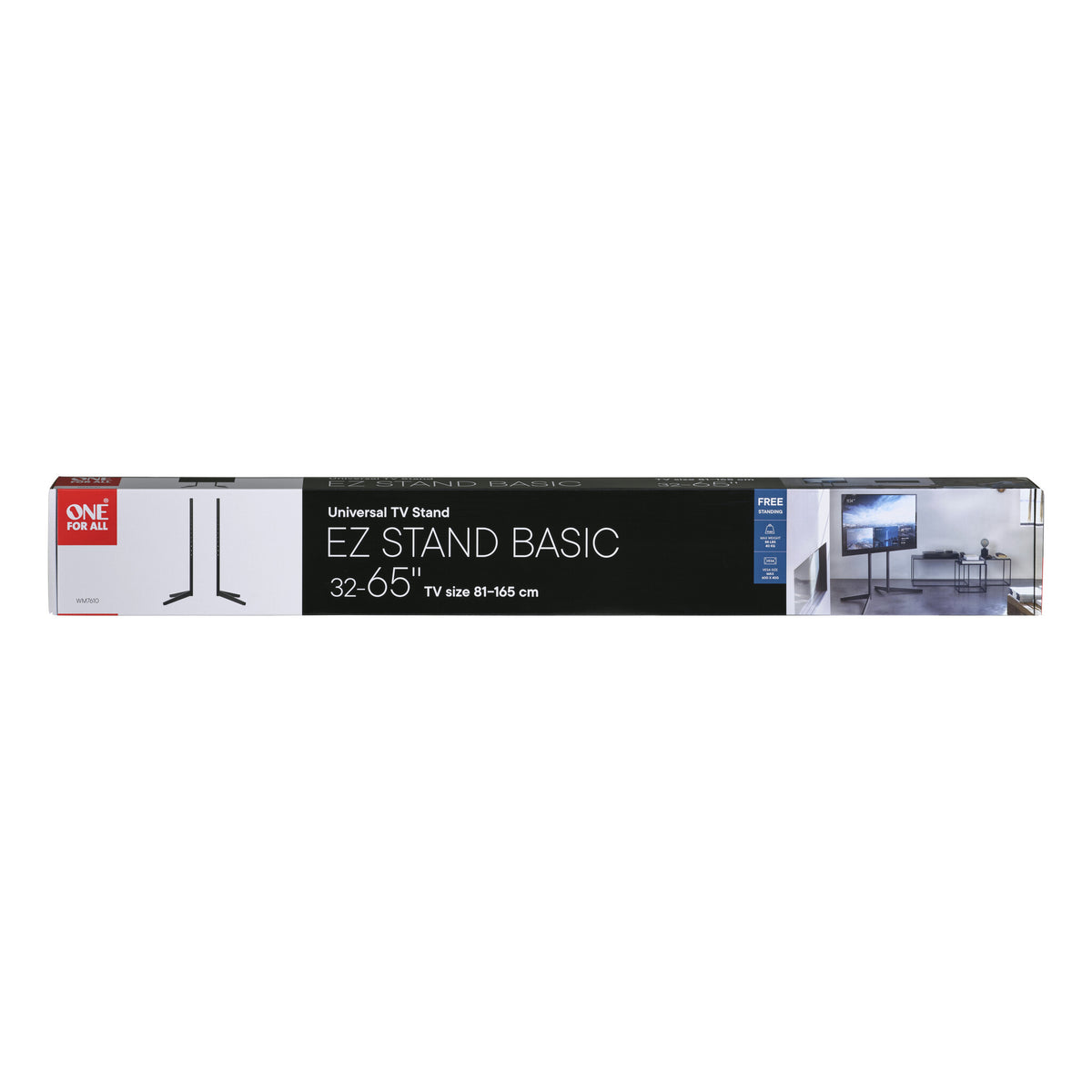 One For All WM 7610 165,1 cm (65") Svart