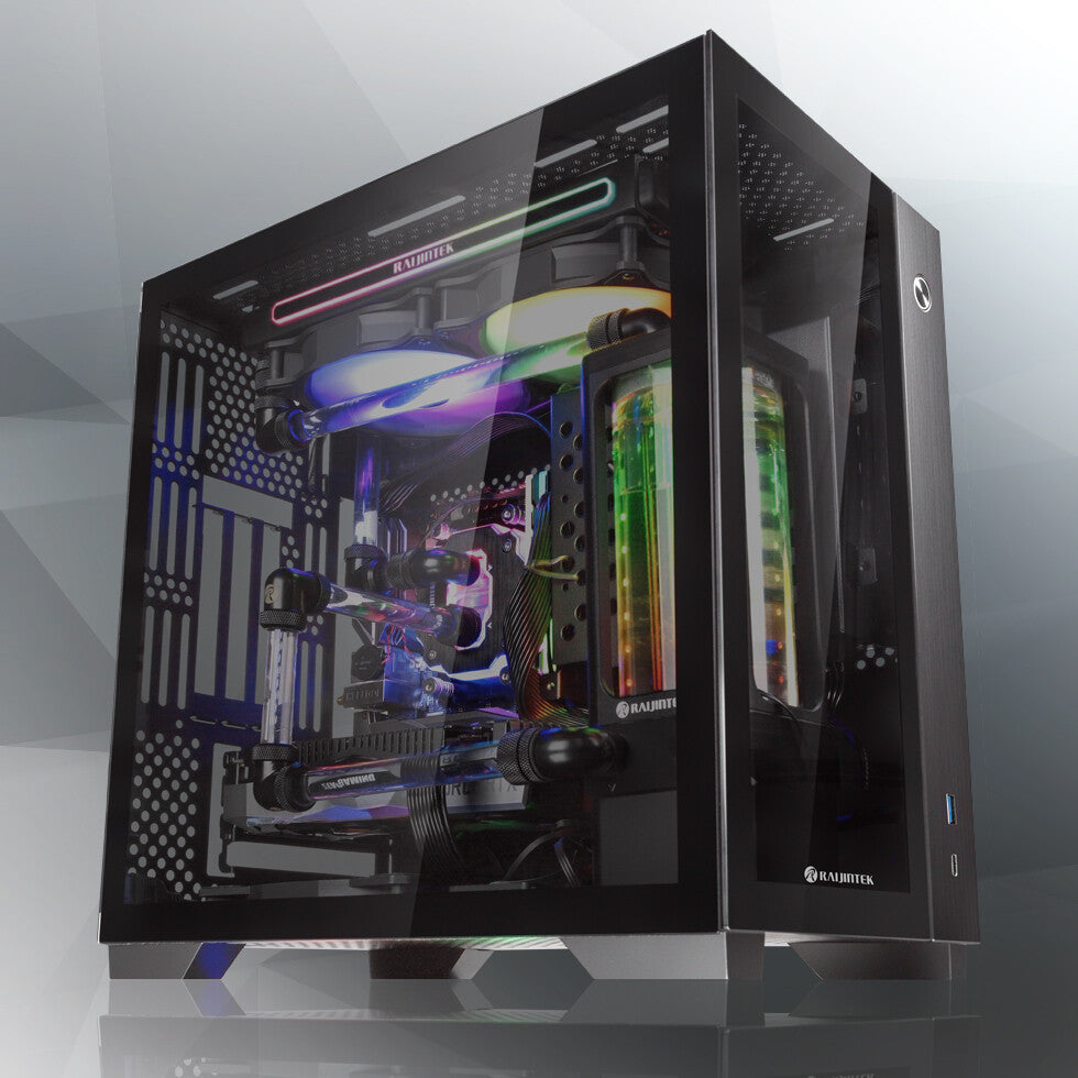 RAIJINTEK PAEAN Mini Mini Tower Svart