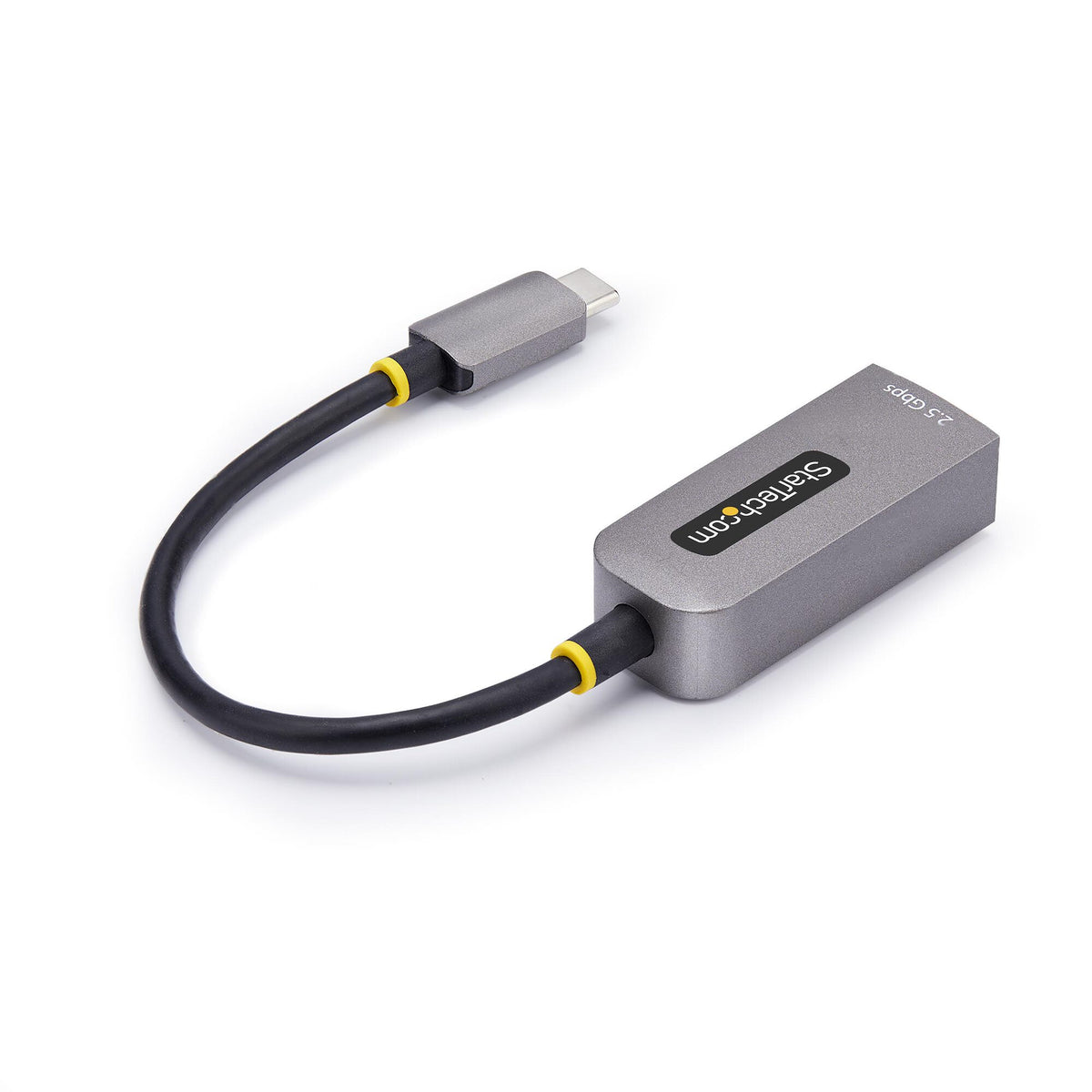StarTech.com 2,5 GbE USB-C till Ethernet-adapter, NBASE-T NIC, USB 3.0 Type-C 2,5/1G-nätverk med flera hastigheter, Thunderbolt-kompatibel, Windows och Mac