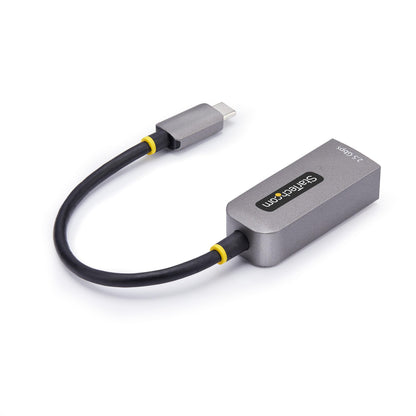StarTech.com 2,5 GbE USB-C till Ethernet-adapter, NBASE-T NIC, USB 3.0 Type-C 2,5/1G-nätverk med flera hastigheter, Thunderbolt-kompatibel, Windows och Mac