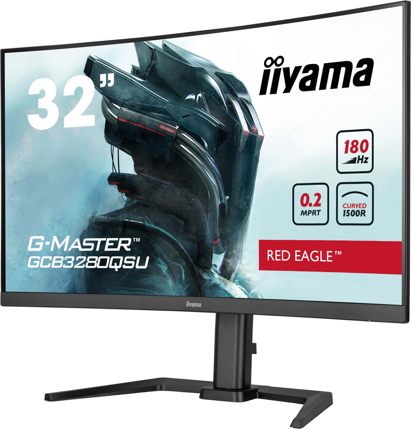 iiyama G-MASTER GCB3280QSU-B2 platta pc-skärmar 80 cm (31.5") 2560 x 1440 pixlar Dual QHD LED Svart