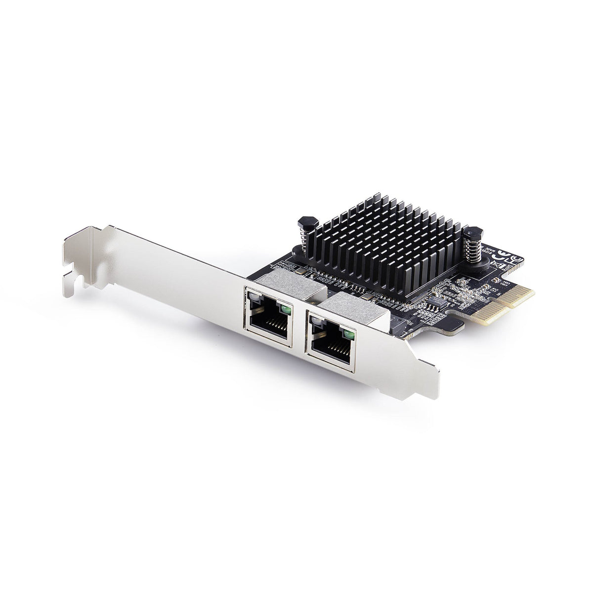 StarTech.com 2-ports 5G Gigabit PCIe-kortadapter för nätverk, 5G/2,5G/1G/100M/10M PCI Express LAN-kort, Realtek RTL8126, Windows och Linux, TAA-kompatibelt