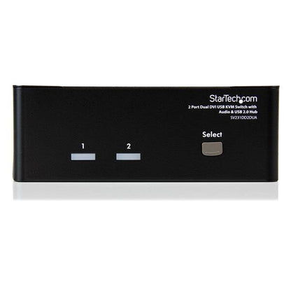 StarTech.com SV231DD2DUA KVM-switchar Svart