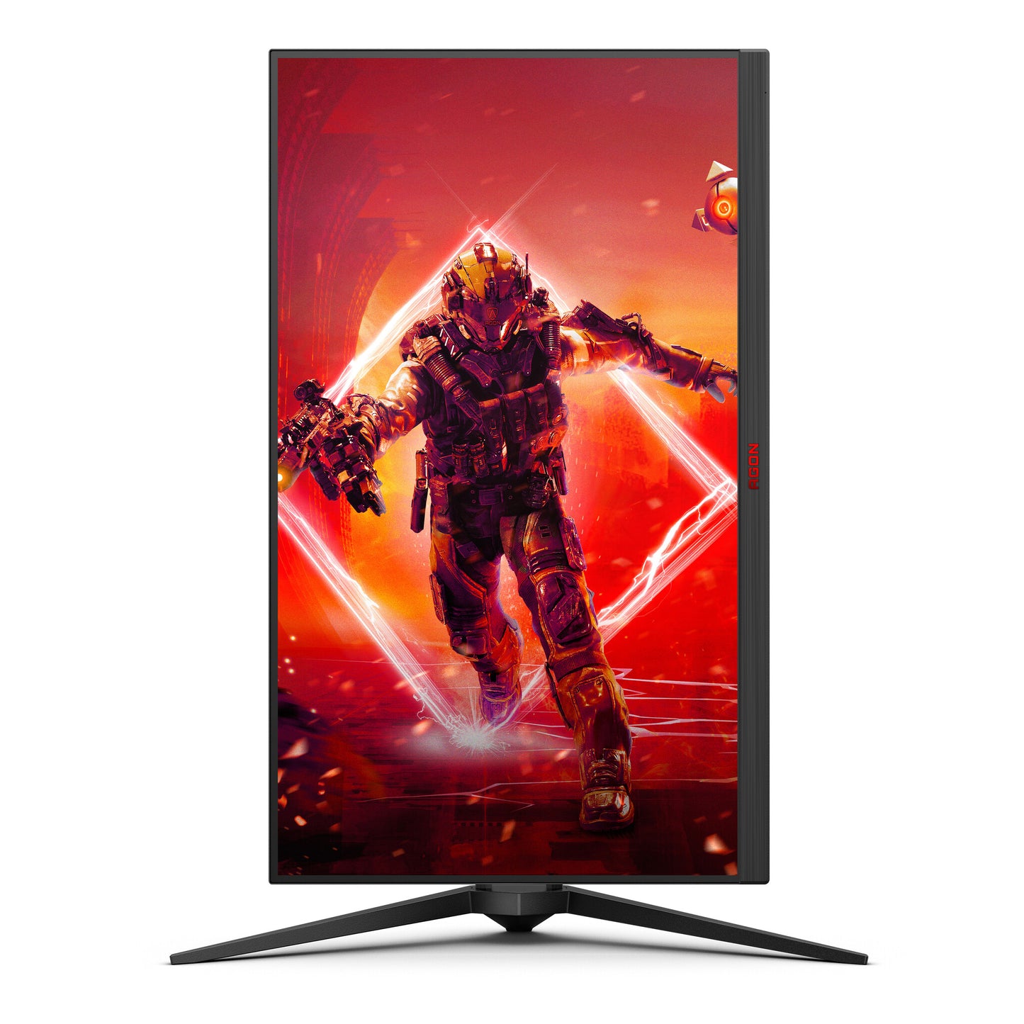 AOC AGON AG275QXN/EU LED display 68,6 cm (27") 2560 x 1440 pixlar Quad HD Svart, Röd