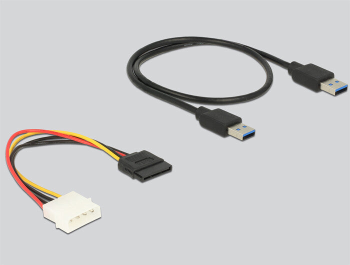 DeLOCK 41423 nätverkskort/adapters Intern PCI, SATA, USB 3.2 Gen 1 (3.1 Gen 1)