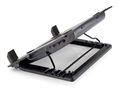 Conceptronic CNBCOOLSTAND1F kylningsdynor för bärbara datorer 43,2 cm (17") Svart