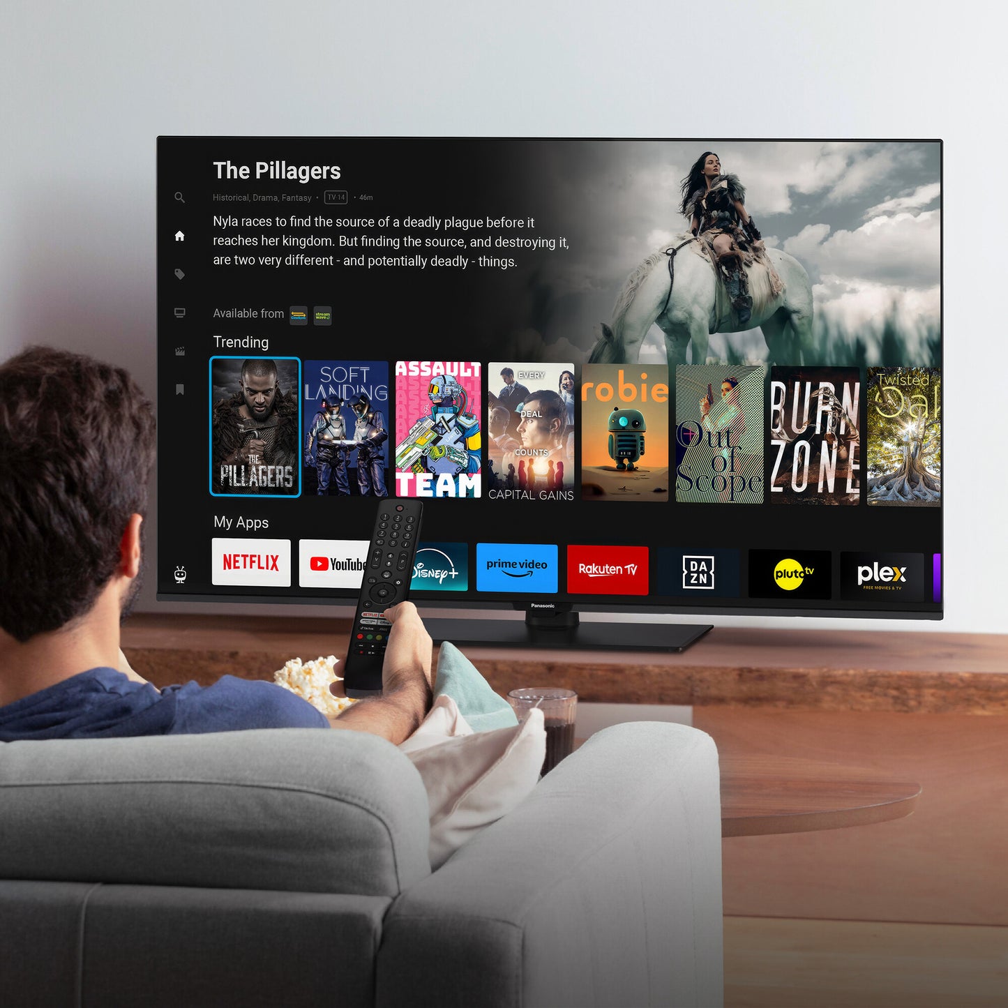 Panasonic TB-50W60AEZ TV-apparat 127 cm (50") 4K Ultra HD Smart-TV Wi-Fi Svart