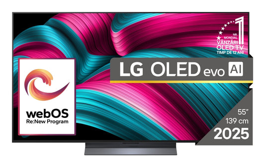 LG OLED evo AI OLED55C51LA TV-apparat 139,7 cm (55") 4K Ultra HD Smart-TV Wi-Fi Svart