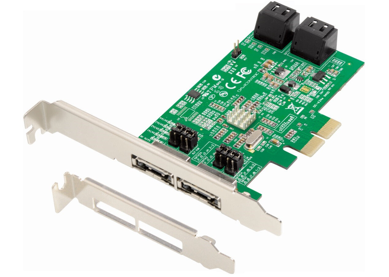 Dawicontrol DC-624E RAID RAID-kontrollerkort PCI Express x2 2.0 6 Gbit/s