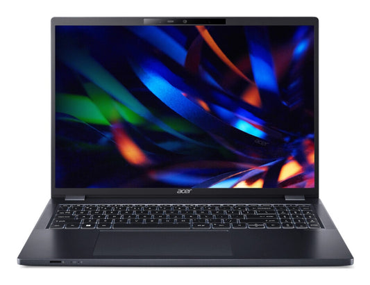 Acer TravelMate P4 TMP416-52-TCO-753L Intel® Core™ i7 i7-1355U Bärbar dator 40,6 cm (16") WUXGA 16 GB DDR4-SDRAM 512 GB SSD Wi-Fi 6E (802.11ax) Windows 11 Pro tyska Blå