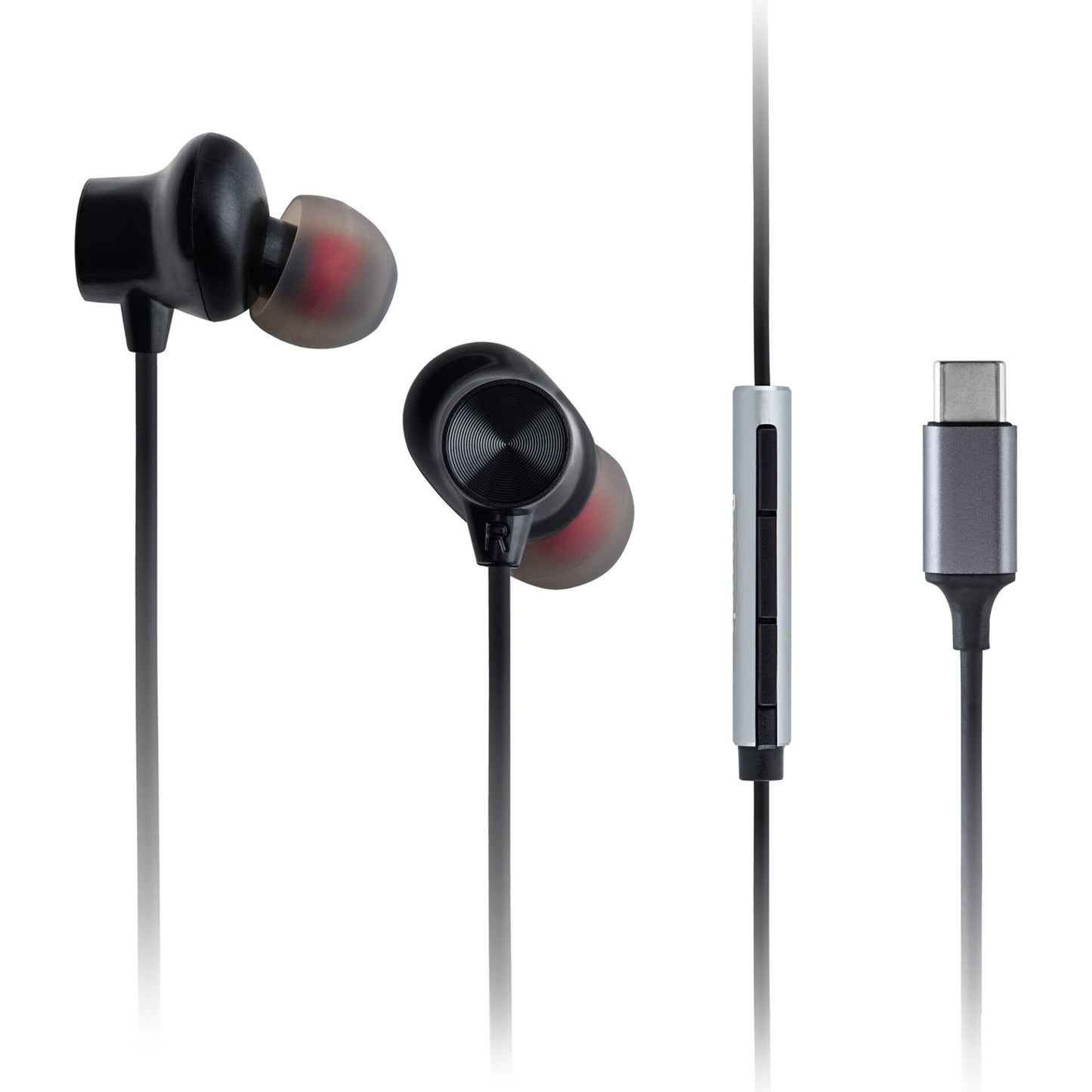 Panasonic RP-TCM225DEK hörlur och headset Kabel I öra Samtal/musik USB Type-C Svart