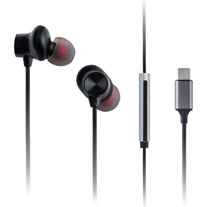 Panasonic RP-TCM225DEK hörlur och headset Kabel I öra Samtal/musik USB Type-C Svart