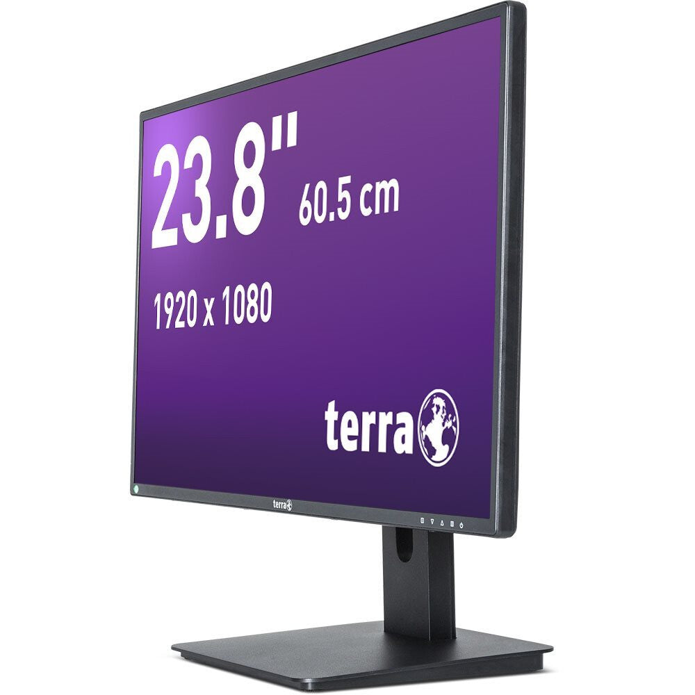 TERRA 3030206 LED display 60,5 cm (23.8") 1920 x 1080 pixlar Full HD Svart