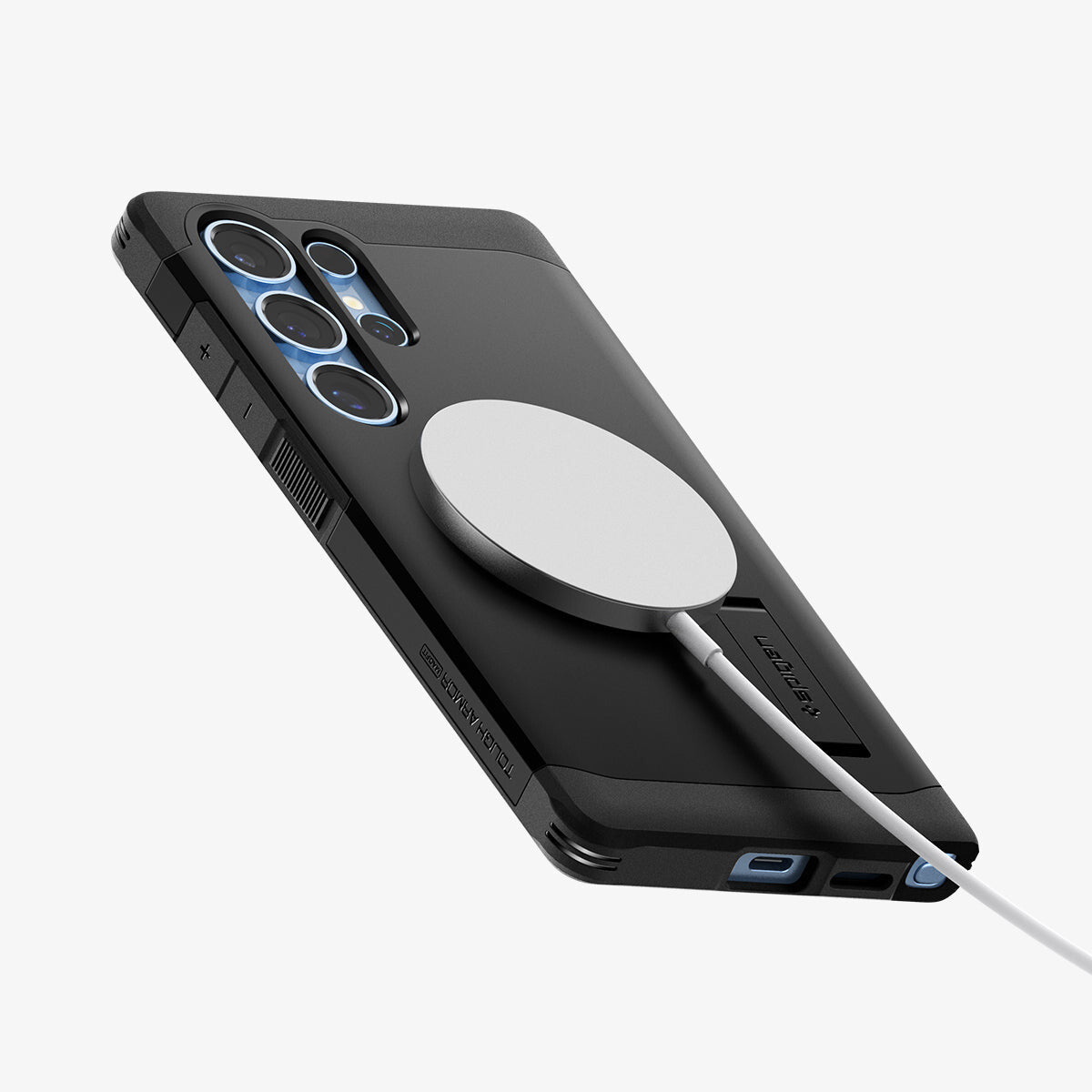 Spigen Tough Armor AI (MagFit) mobiltelefonfodral 17,5 cm (6.9") Omslag Svart