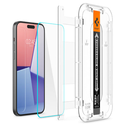 Spigen AGL06903 skärm- och baksidesskydd till mobiltelefon Genomskinligt skärmskydd Apple 2 styck