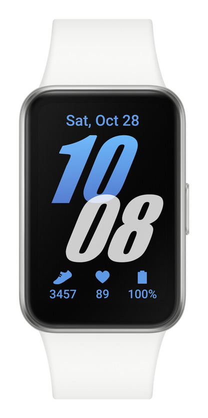 Samsung Galaxy Fit3 4,06 cm (1.6") AMOLED 40 mm Digital 256 x 402 pixlar Pekskärm Silver