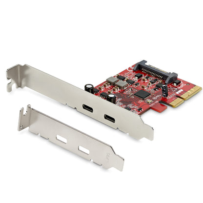 StarTech.com 2-ports PCIe USB 3.1-kort - 2x USB-C - USB 3.1 Gen 2 - Upp till 10 Gbit/s
