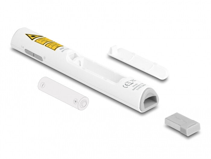 DeLOCK 64251 trådlösa presentatörer RF Vit