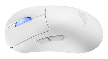 ASUS ROG Keris II Ace Wireless AimPoint White datormöss Spela högerhand RF Wireless + Bluetooth + USB Type-A Optisk 42000 DPI