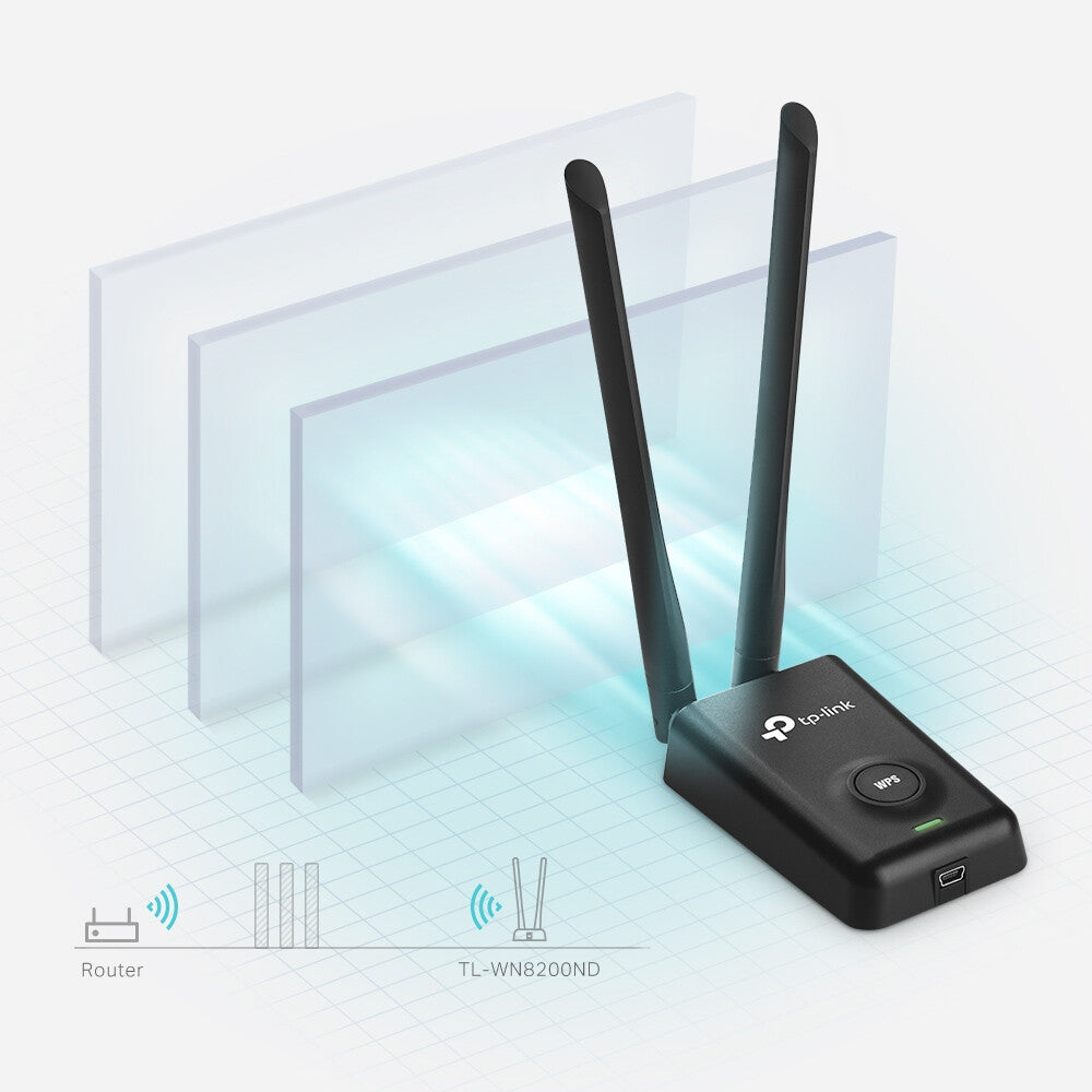 TP-Link TL-WN8200ND nätverkskort WLAN 300 Mbit/s