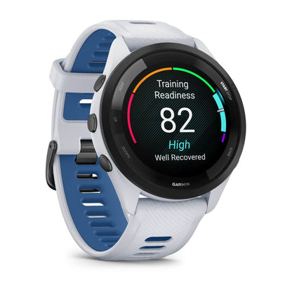Garmin Forerunner 265 3,3 cm (1.3") AMOLED 46 mm Digital 416 x 416 pixlar Pekskärm Svart, Vit Wi-Fi GPS