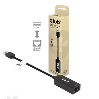 CLUB3D CAC-1420 nätverkskort Ethernet 2500 Mbit/s