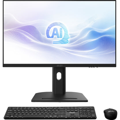 MSI Modern AM273QP AI 1UMG-221AT Intel Core Ultra 7 155H 68,6 cm (27") 2560 x 1440 pixlar Allt-i-ett-dator 32 GB DDR5-SDRAM 1 TB SSD Windows 11 Pro Wi-Fi 6E (802.11ax) Svart