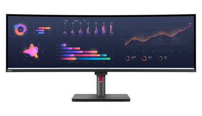 Lenovo ThinkVision P49w-30 LED display 124,5 cm (49") 5120 x 1440 pixlar DQHD Svart