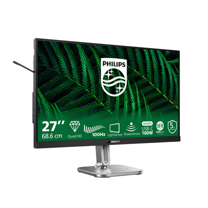 Philips 5000 series 27B2G5601/00 platta pc-skärmar 68,6 cm (27") 2560 x 1440 pixlar Quad HD LCD Svart