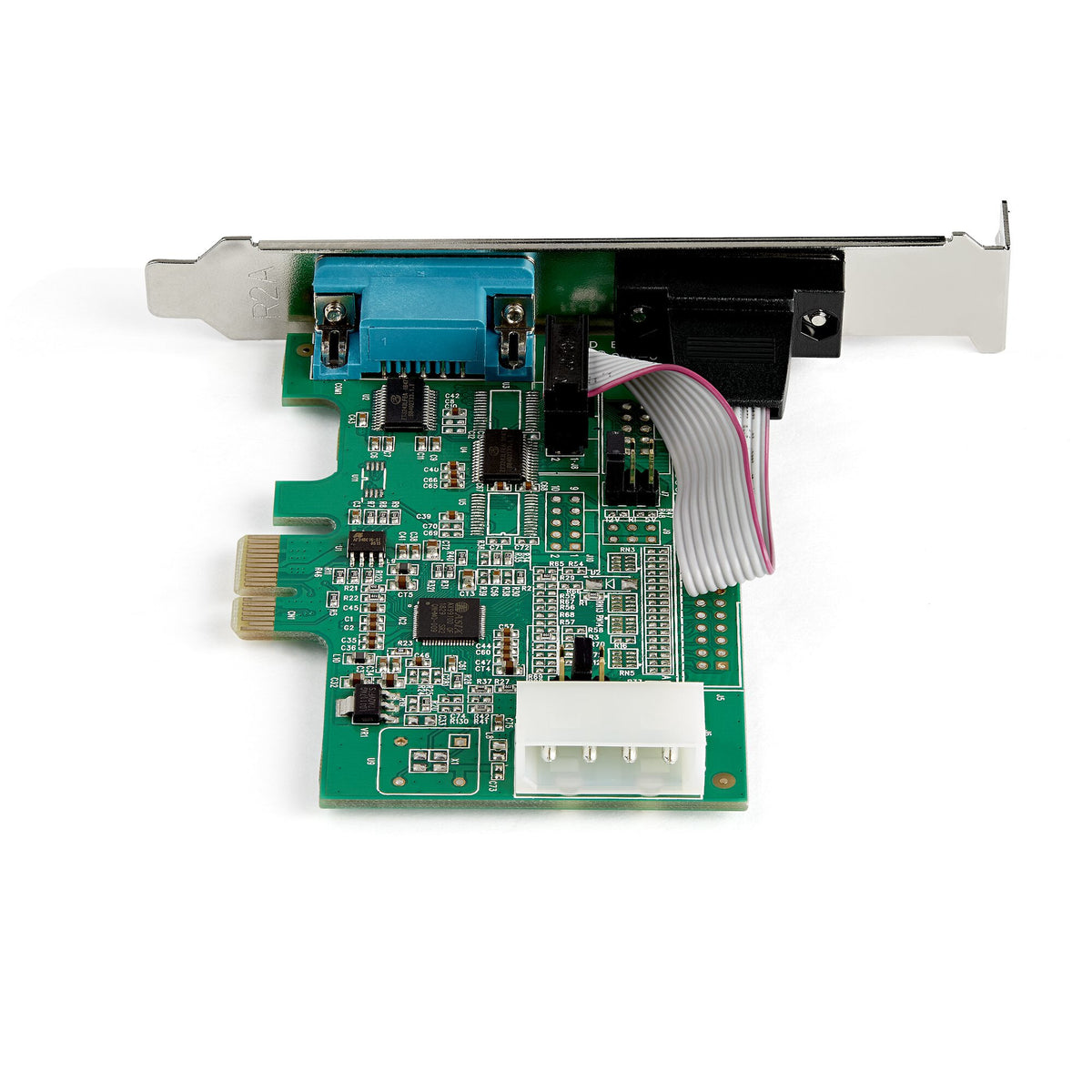 StarTech.com PCI Express RS232 seriell kortadapter med 2 portar - 16950 UART StarTech.com 2-portars PCI Express RS232-seriellt adapterkort - PCIe RS232-seriellt värdstyrenhetskort - PCIe till Dual Serial DB9-kort - 16950 UART - expansionskort - Windows &