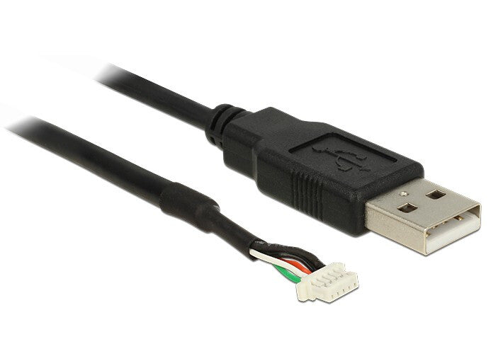 DeLOCK USB 2.0 A M / 5 pin V5 1.5m kamerakablar 1,5 m Svart