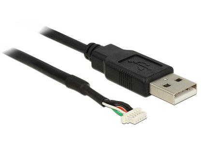 DeLOCK USB 2.0 A M / 5 pin V5 1.5m kamerakablar 1,5 m Svart