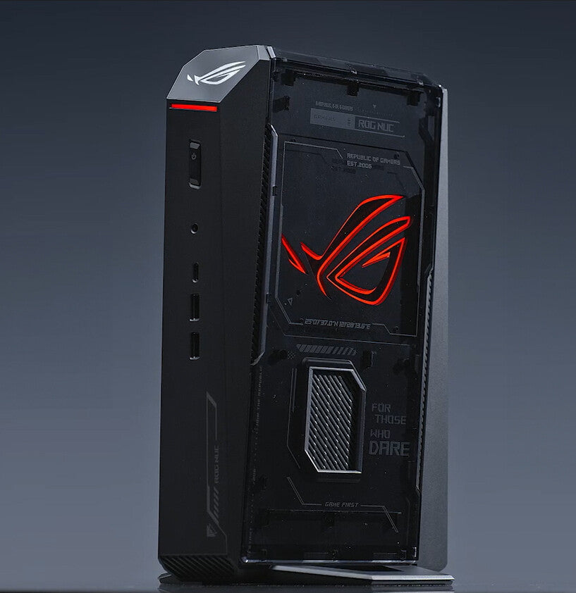 ASUS ROG NUC RNUC15JNK9X28AA2 Intel Core Ultra 9 275HX 32 GB DDR5-SDRAM 2 TB SSD NVIDIA GeForce RTX 5080 Windows 11 Home USFF Mini-PC Svart