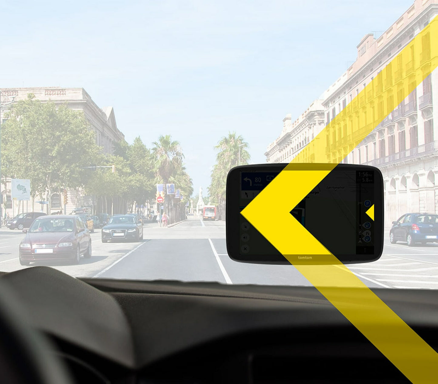 TomTom GO navigatorer Handheld / Fast 17,8 cm (7") Pekskärm Svart