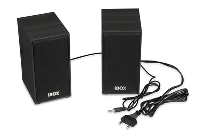 iBox IGLSP1B högtalare 2-vägs Svart Kabel 10 W