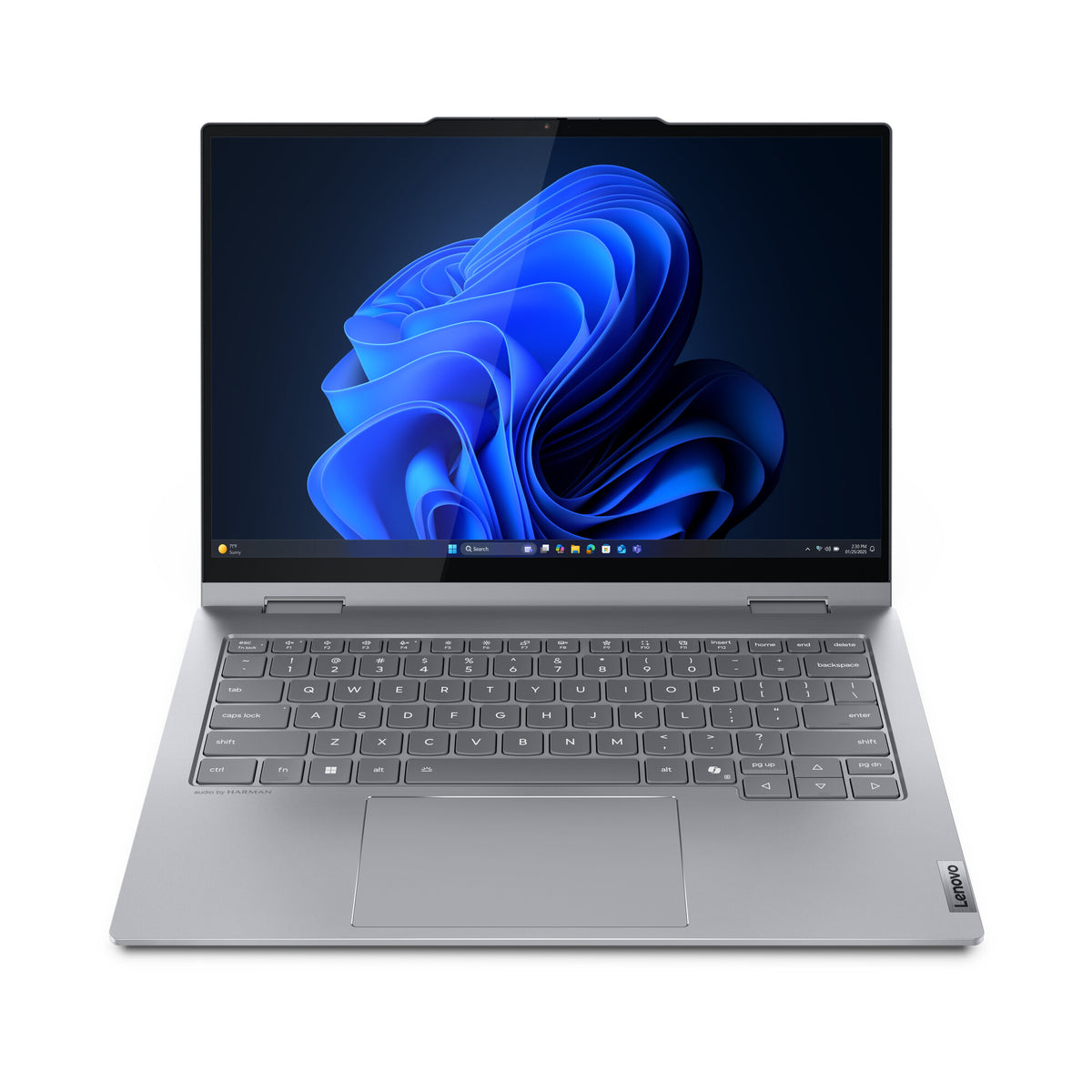 Lenovo ThinkBook 14 2-in-1 G5 IAU Intel Core Ultra 5 225U Hybrid (2-i-1) 35,6 cm (14") Pekskärm WUXGA 16 GB DDR5-SDRAM 512 GB SSD Wi-Fi 6E (802.11ax) Windows 11 Pro Nordic Grå