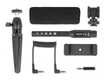 DeLOCK 66582 mikrofoner Svart Mikrofon till smartphone