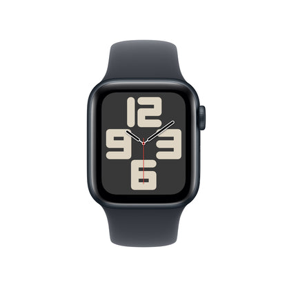 Apple Watch SE OLED 40 mm Digital 324 x 394 pixlar Pekskärm 4G Svart Wi-Fi GPS