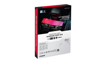 Kingston Technology FURY Renegade RGB RAM-minnen 48 GB 2 x 24 GB DDR5 8400 MT/s