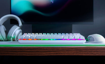 Razer Huntsman Mini tangentbord Spela USB QWERTY Amerikanskt internationellt Vit