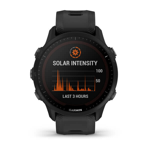 Garmin Forerunner 955 3,3 cm (1.3") MIP 46.5 mm Digital 260 x 260 pixlar Pekskärm Svart Wi-Fi GPS