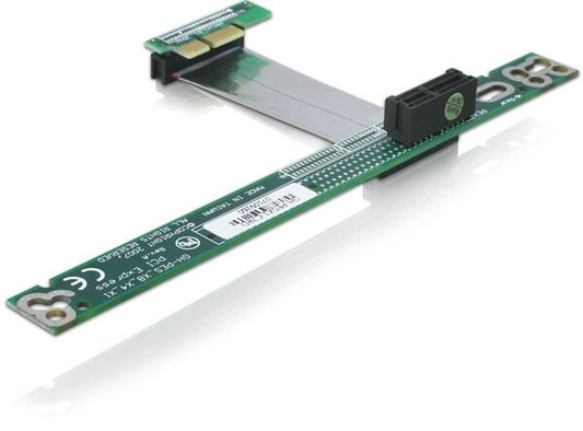 DeLOCK PCI Express x1 with flexible cable 7 cm nätverkskort/adapters Intern
